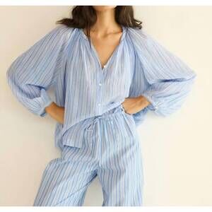 NEW DÔEN soft cotton top in salerno stripe